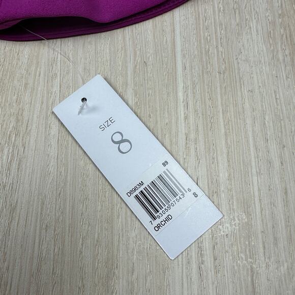 NWT Donna Morgan Fuchsia Bell Sleeve Office Cocktail Vibrant Sheath Dress 8 - Picture 7 of 16